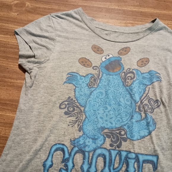 COOKIE MONSTER T-SHIRT - Small // Sesame Street Artist Series Tee Shirt Muppets - Picture 3 of 6